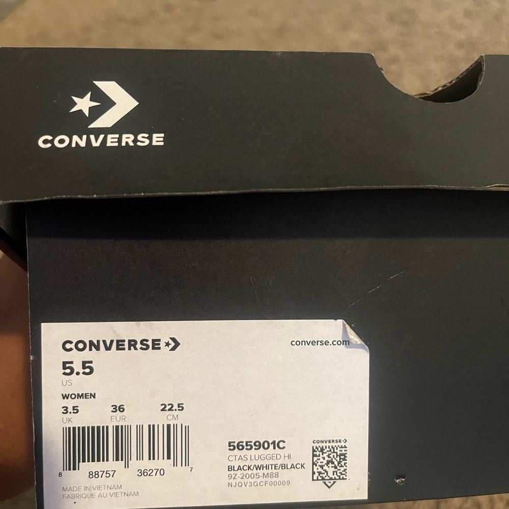 High Top Converse lugged platform